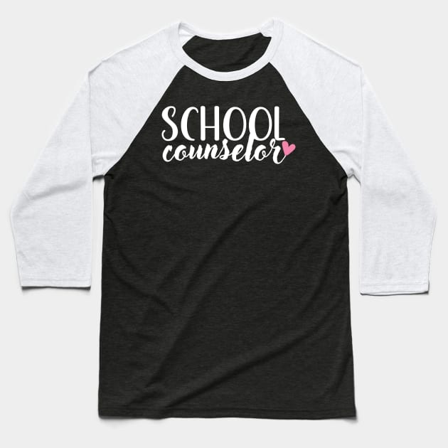 Cute Counselor Theme Baseball T-Shirt by JB.Collection